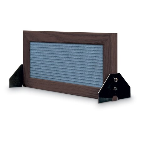 United Visual Products Indoor Enclosed Combo Board, 48"x36", Bronze Frame/Grey & Dark Spruce UVCB4836BZ-GREY-DRKSPR